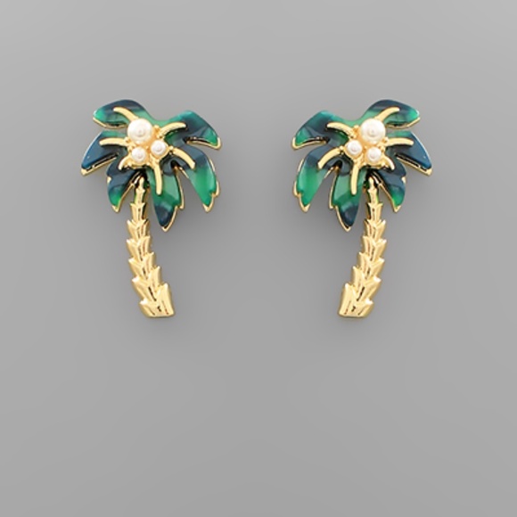 Palm Tree Earrings